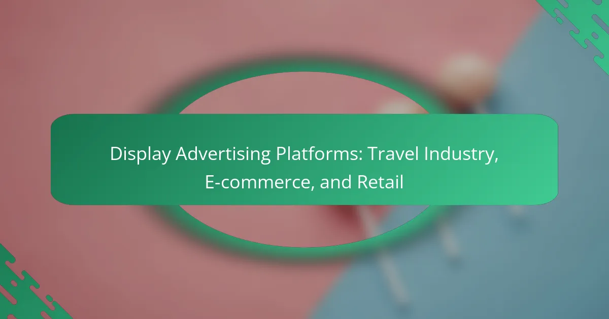 Piattaforme di Pubblicità Display: Industria dei Viaggi, E-commerce e Retail